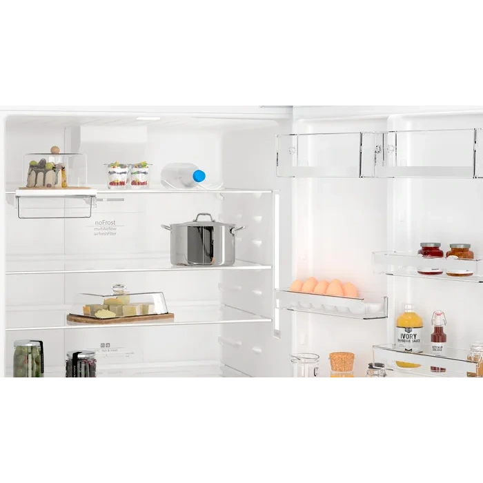 Siemens KD86NAWE1N iQ500 Üstten Donduruculu Buzdolabı 186 x 86 cm Beyaz, Total noFrost