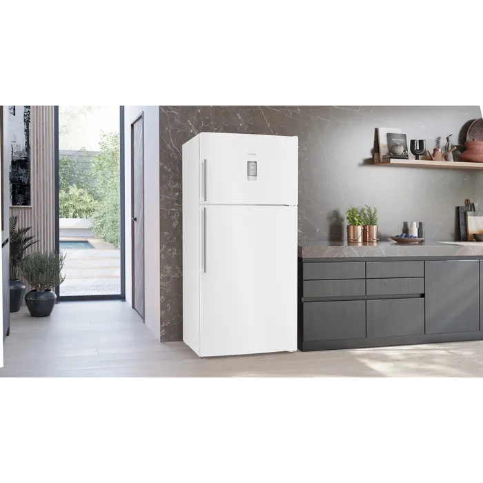 Siemens KD86NAWE1N iQ500 Üstten Donduruculu Buzdolabı 186 x 86 cm Beyaz, Total noFrost