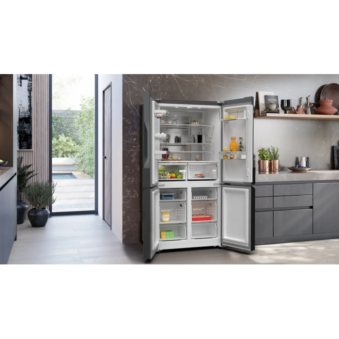 Siemens KF96NAXEA iQ500 multi door 183 x 90.5 cm Koyu Çelik