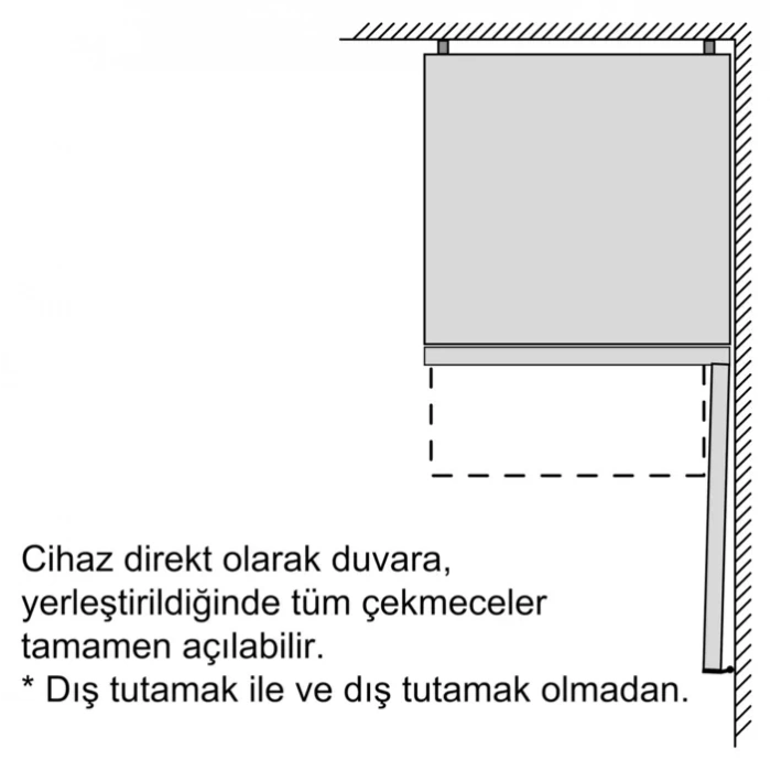 Siemens KG36NNLE0N iQ100 Alttan Donduruculu Buzdolabı 186 x 60 cm Inox görünümlü, Total noFrost