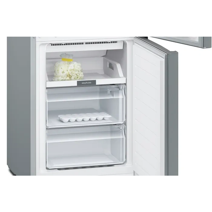 Siemens KG36NNLE0N iQ100 Alttan Donduruculu Buzdolabı 186 x 60 cm Inox görünümlü, Total noFrost