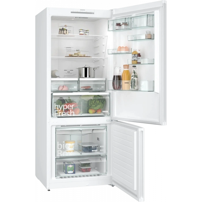 Siemens KG76NVWE0N iQ300 Alttan Donduruculu Buzdolabı 186 x 75 cm Beyaz