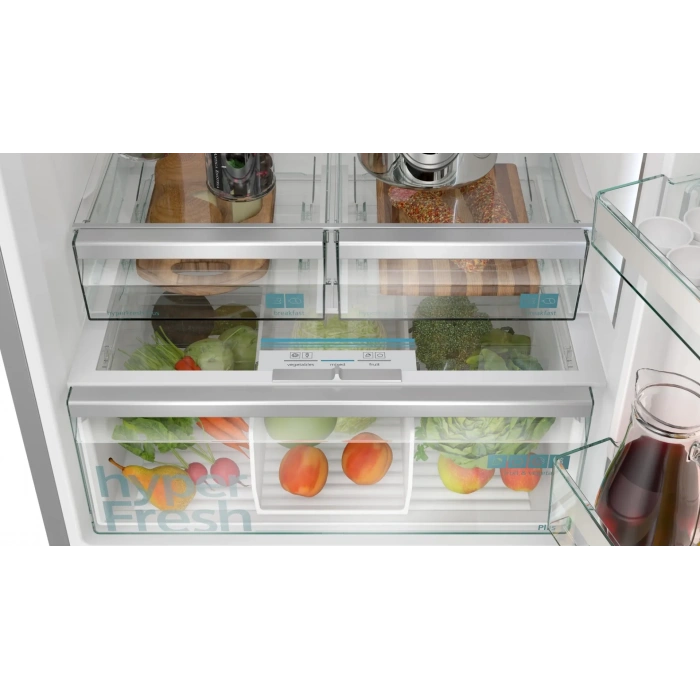 Siemens KG76PAIC0N iQ700 Alttan Donduruculu Buzdolabı 186 x 75 cm Kolay temizlenebilir Inox