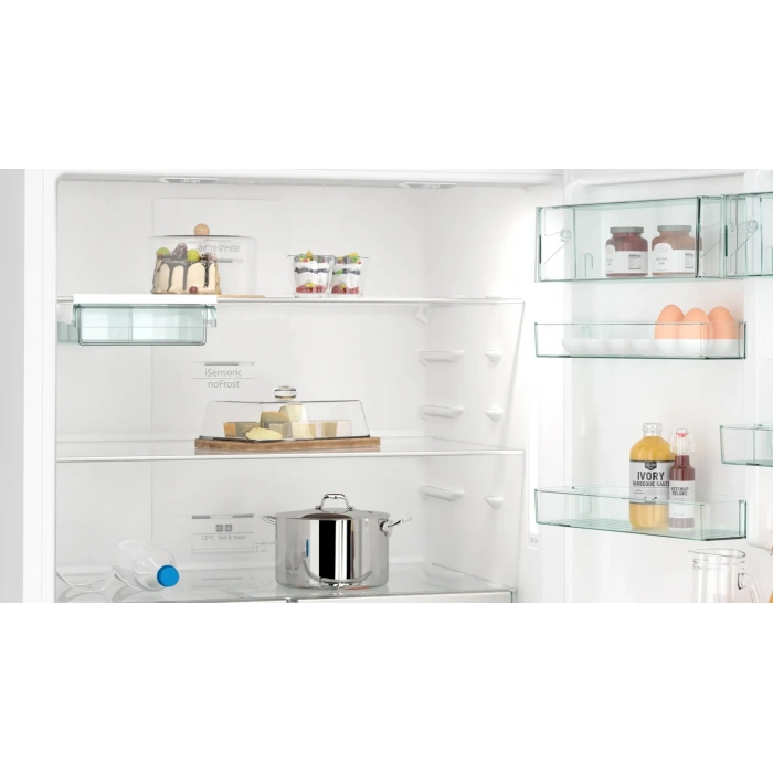Siemens KG86NCWE0N iQ500 Alttan Donduruculu Buzdolabı 186 x 86 cm Beyaz