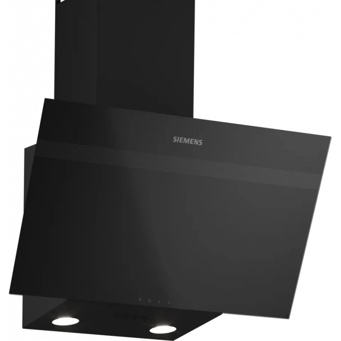 Siemens LC63KPJ60T iQ100 Duvar Tipi Davlumbaz Siyah Cam, Siyah