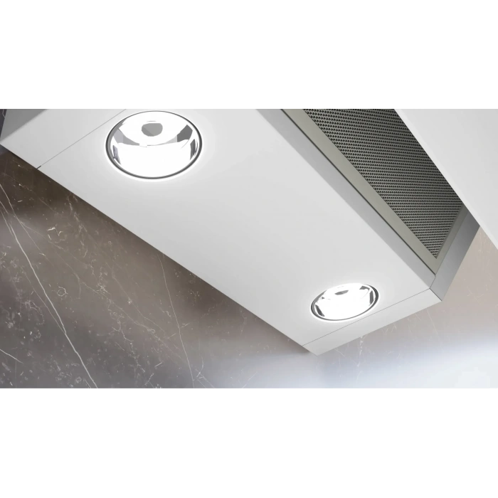 Siemens LC64KPJ20T iQ300, Duvar tipi davlumbaz, eğimli cam tasarım, 60 cm, beyaz