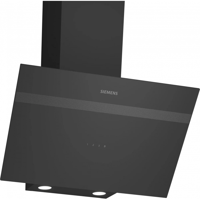 Siemens LC64KPJ60T iQ100 Duvar Tipi Davlumbaz 60 cm Siyah Cam