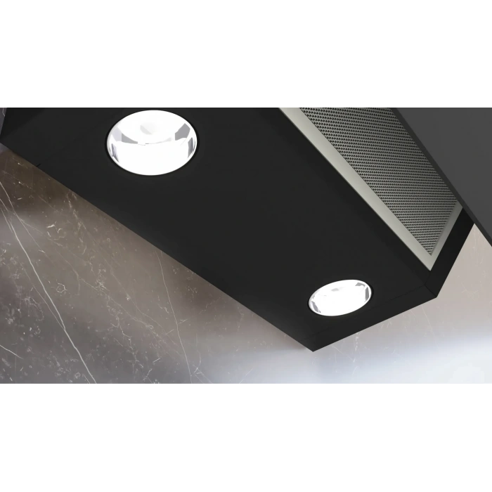 Siemens LC64KPJ70T iQ100, Duvar tipi davlumbaz, eğimli cam tasarım, 60 cm, antrasit gri