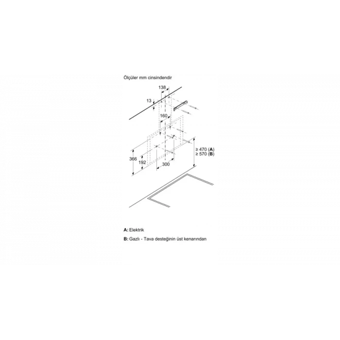 Siemens LC66KPJ20T iQ300 Duvar Tipi Davlumbaz 60 cm Beyaz Cam Yüzey