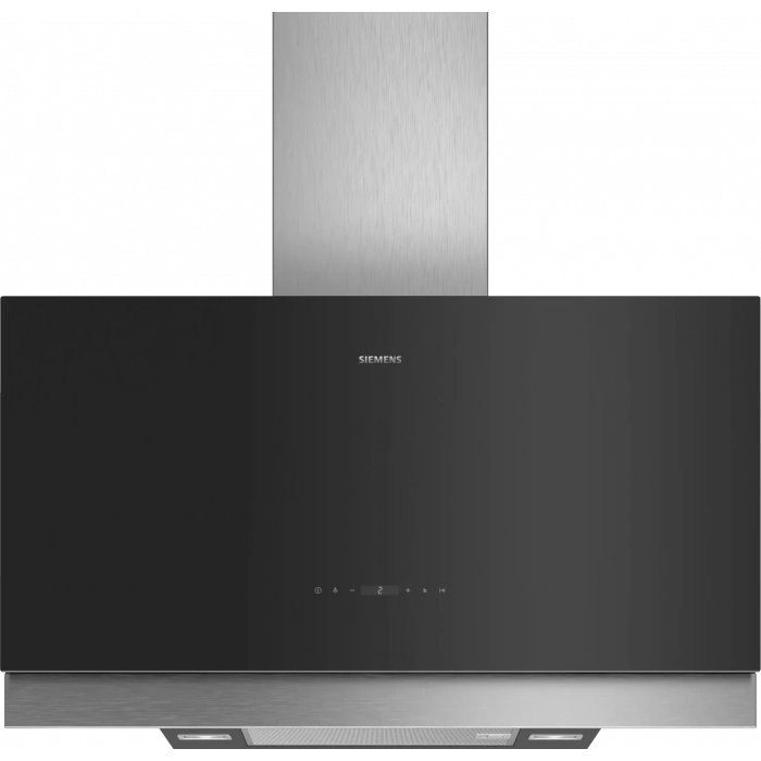 Siemens LC97FQP60 iQ500 Duvar Tipi Davlumbaz 90 cm Siyah Cam