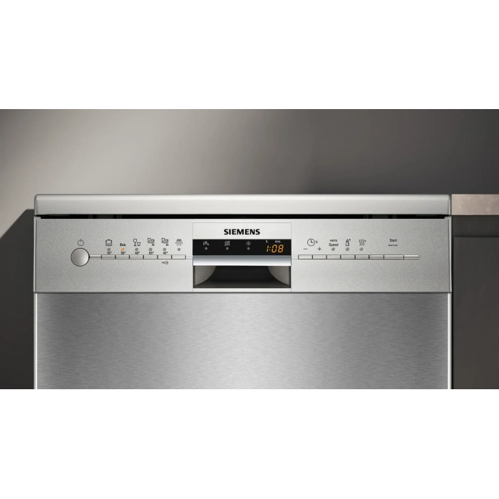 Siemens SN216I00DT iQ100 Solo Bulaşık Makinesi 60 cm Fırçalanmış çelik parmak izi tutmaz