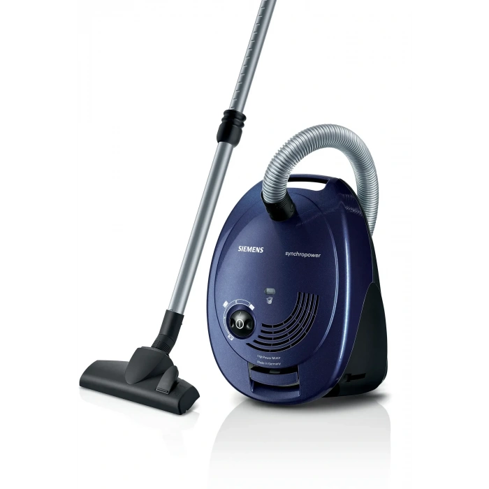 Siemens Toz torbalı Süpürge SynchroPower Mavi VS06B1110