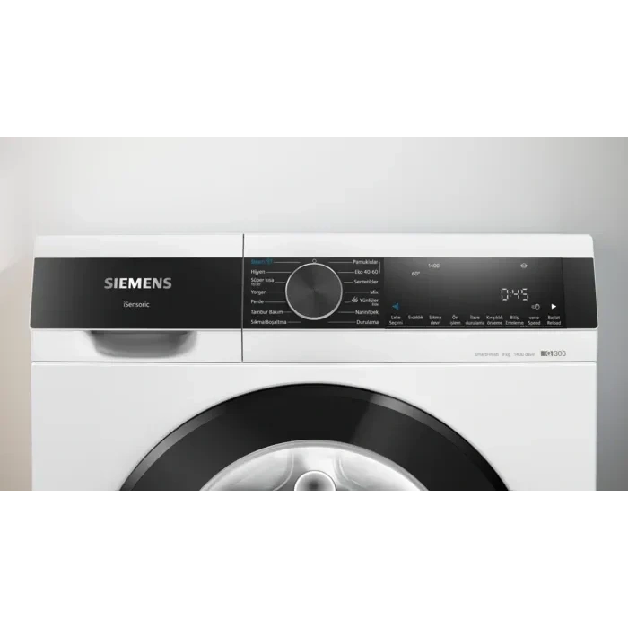 Siemens WG44A2Z1TR iQ300 Çamaşır Makinesi 9 kg maks. 1400 dev./dak.