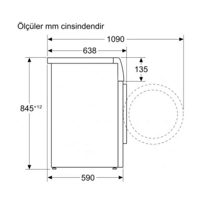 Siemens WG54B2A1TR Tam otomatik çamaşır Makinesi