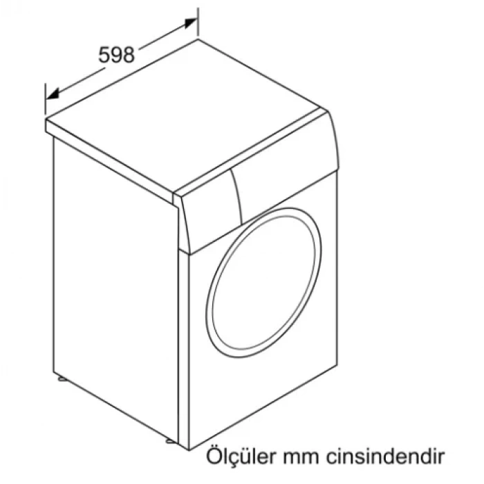 Siemens WG54B2A1TR Tam otomatik çamaşır Makinesi