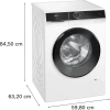 Siemens iQ500 Çamaşır Makinesi 11 kg maks. 1400 dev./dak.