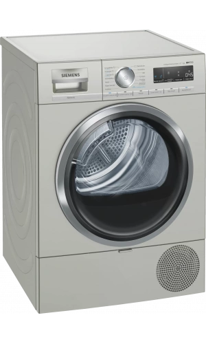 Siemens iQ700 Isı Pompalı Kurutma Makinesi 9 kg Gümüş