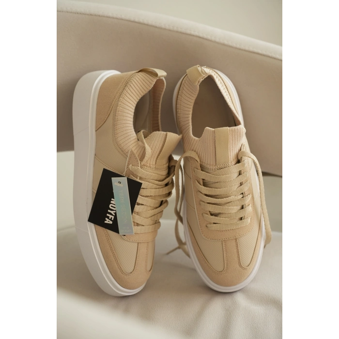 KB-010 Kuback Bej Cilt Günlük Erkek Ayakkabı