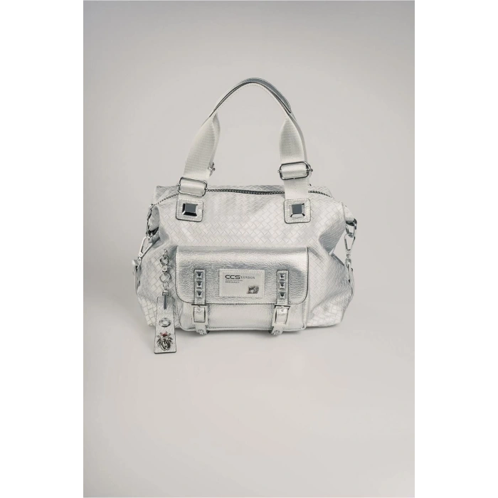 Wawin Gri Cilt Omuz Çantası