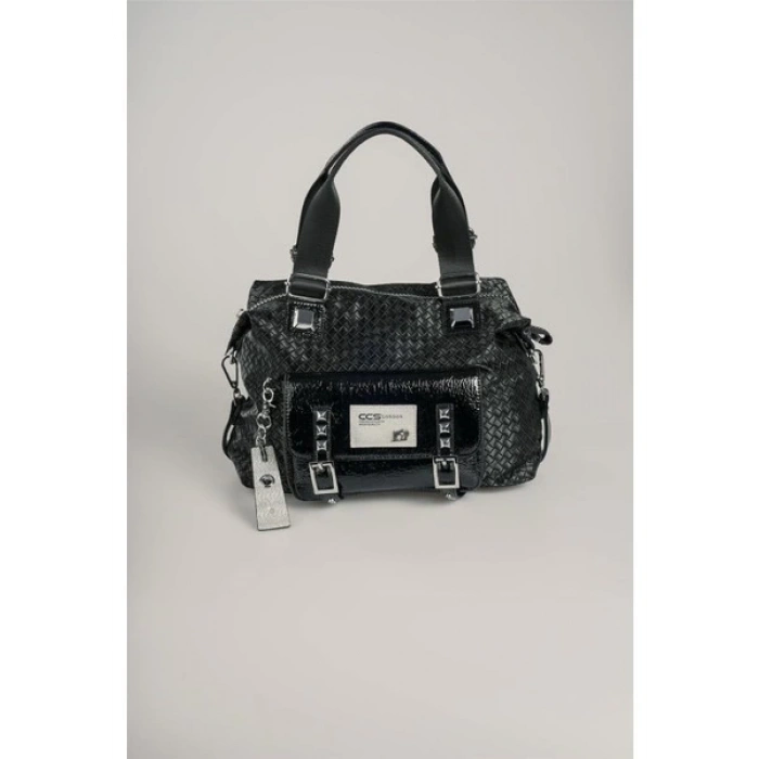 Wawin Siyah Cilt Omuz Çantası