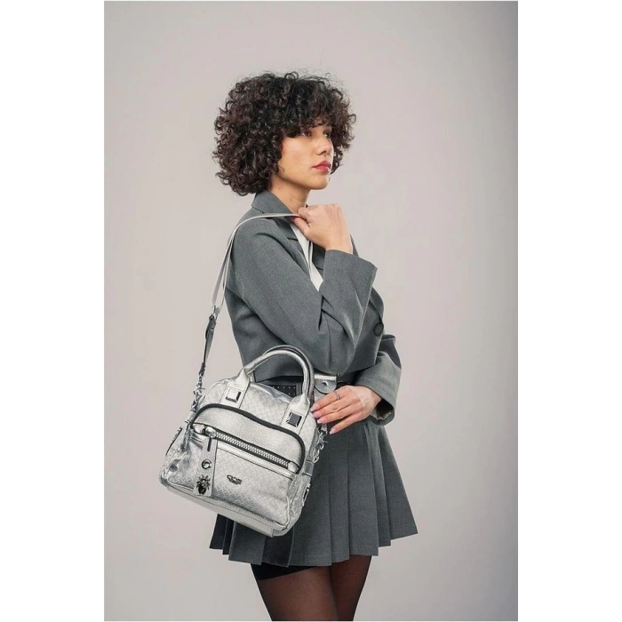 Weta Gri Cilt Kol Ve Omuz Çantası