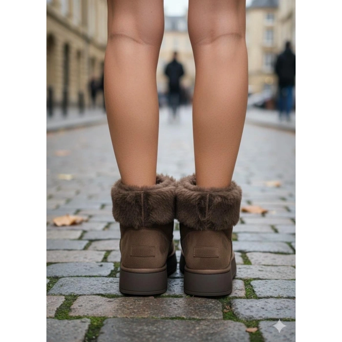 Zinya Kahverengi Süet Bot