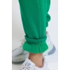 3 iplik şardonlu paça lastikli eşofman yeşil is001
