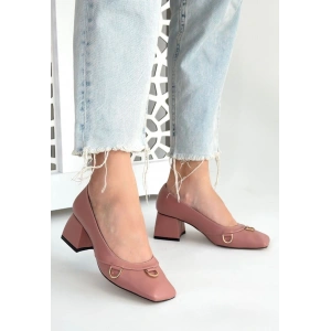 Cande Pudra Cilt Topuklu Ayakkabı