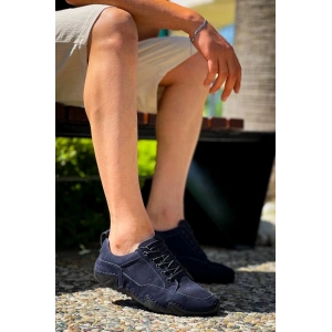 KBDX1 Kuback Lacivert Deri Günlük Erkek Ayakkabı