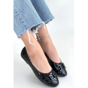 Lawy Siyah Rugan Babet Ayakkabı