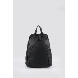 Lirya Siyah Cilt Sırt Çantası
