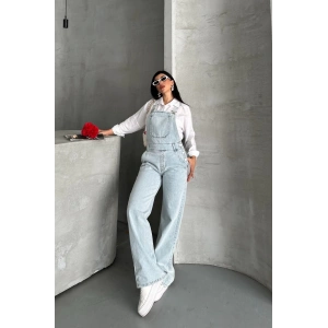 Pantolon kar yıkama salopet mavi d2514