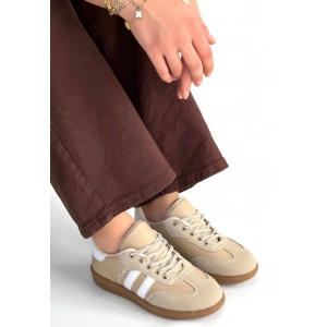 Zerti Bej Cilt Bağcıklı Spor Ayakkabı