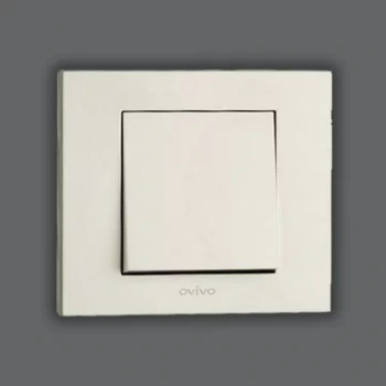 BEYAZ GRANO ANAHTAR 5 ADET ( ÇERÇEVE DAHİL )