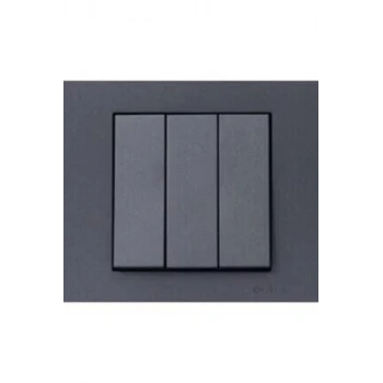 FÜME GRANO 3 LÜ ANAHTAR 5 ADET (Çerçeve dahil )