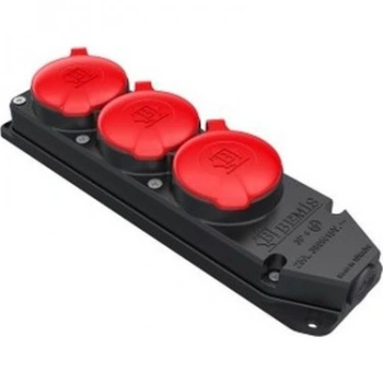 KAUCUK TRİFAZE GRUP PRİZ