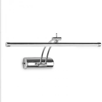 Flüt Kuğu Duvar Üstü Ledli Aplik Krom Renk, Beyaz Işık