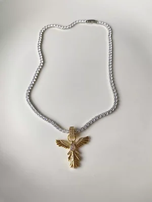 Anka Kuşu charmlı,Su Yolu Kolye