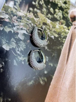 Zirkon Taşlı Damla Küpe