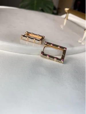 Serenay Dikdörtgen Küpe