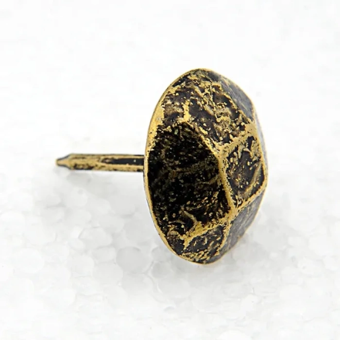 - Eskitme Antik Beşgen Kabara / Raptiye 18 Mm 20