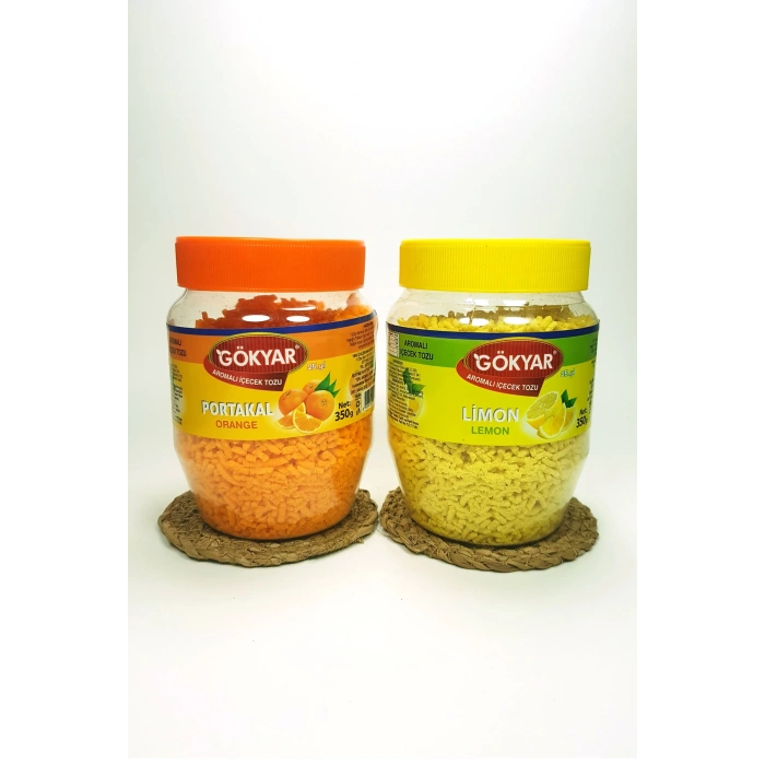 1 Adet Portakal + 1 Adet Limon Aromalı Toz Içecek Oralet 2x350 gr