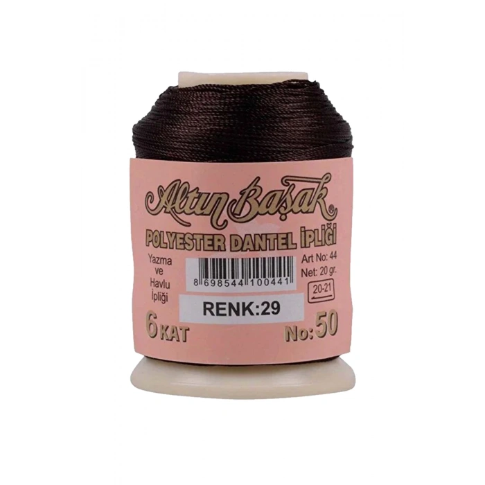 3 Adet Altınbaşak Oya ve Dantel İpi 20 gr - Royaleks - No: 029