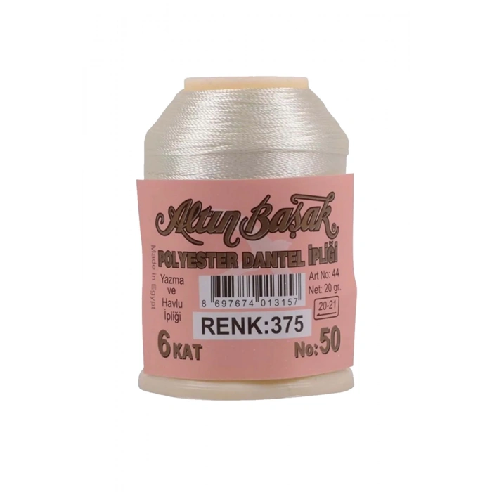 3 Adet Altınbaşak Oya ve Dantel İpi 20 gr - Royaleks - No: 375