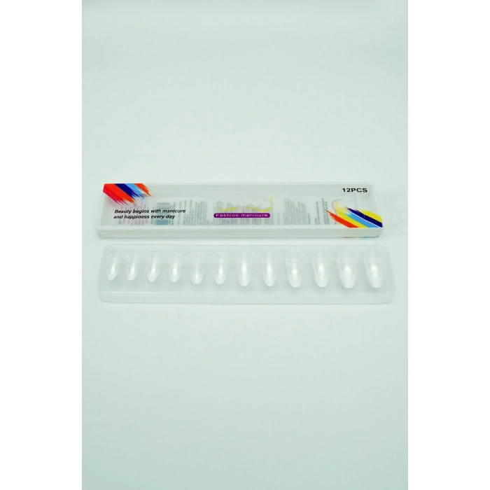 3 Renk Toplam 36 Adet Badem Tırnak Tak Ve Çık Kendinden Yapışkanlı Takma Tırnak