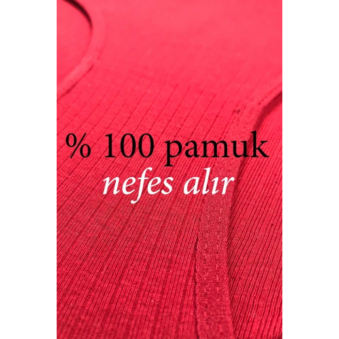 4 Adet Kadın Yüksek Bel Ribana Bato Külot S042