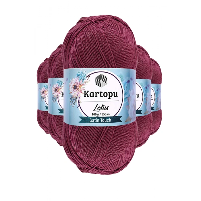 5 Adet Lotus Bikini Büstiyer Bluz Örgü İpi  K756 Begonvil