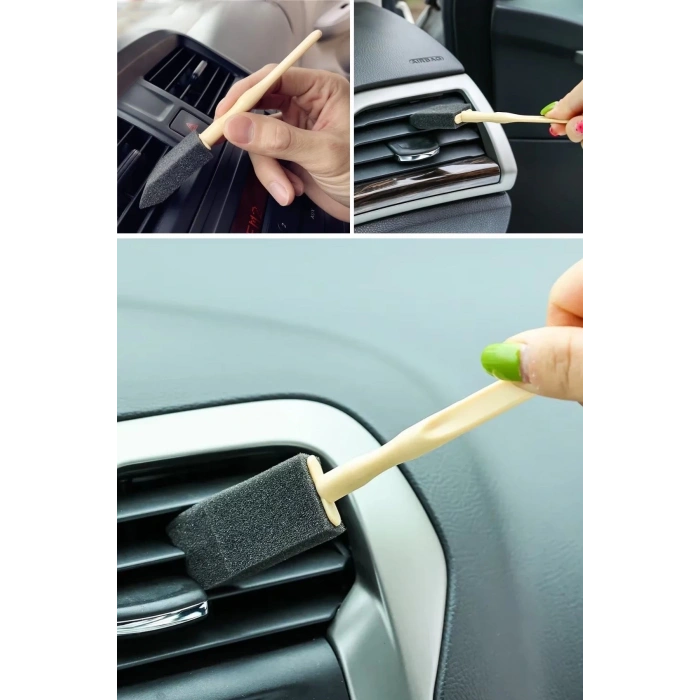 5li Araba Havalandırma Temizleme Fırçaları Klima Çıkışları,Toz Alma&Otomobil İçi Detaylı Mini Temizlik Aparatları
