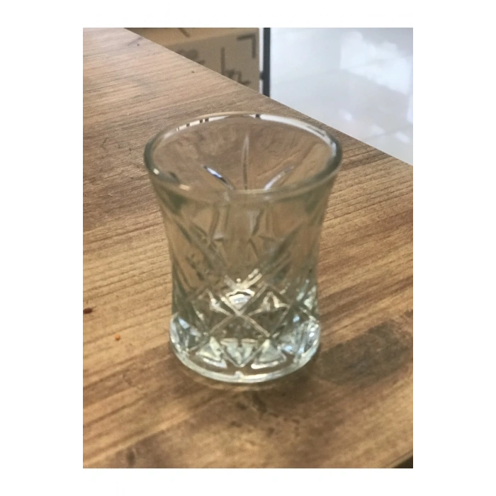 6 Lı Asya Kahve Yanı Su Bardağı Şeffaf Renk Royaleks-70279