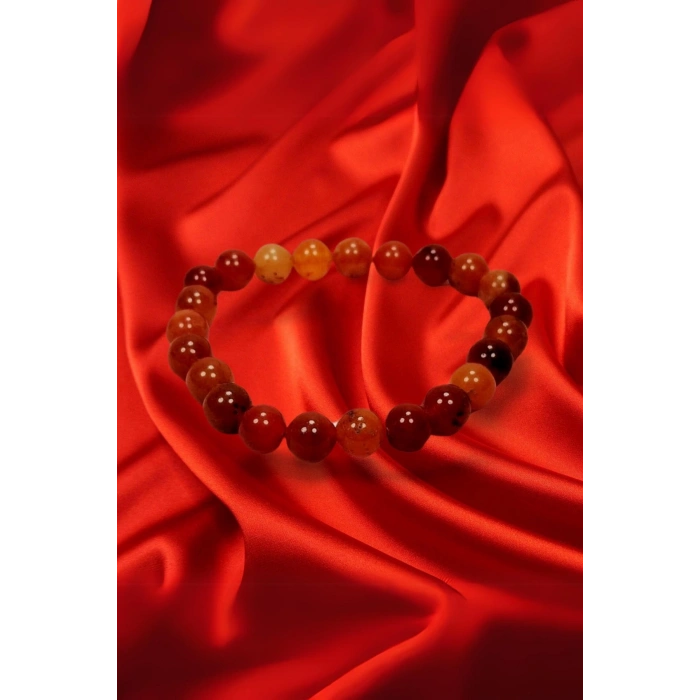 Akik Doğal Taş Bileklik Kutulu